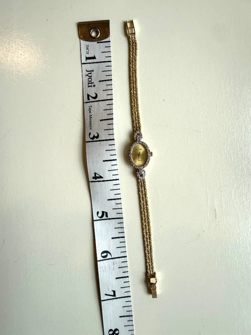Vintage Movado 14K Gold & Diamond 12.7g Swiss Quartz Ladies Bracelet Watch
